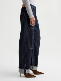 Mercer Selvage Jean Nightfall High-Rise Barrel WOMENS BOTTOMS Photo 5