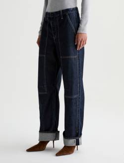 Mercer Selvage Jean Nightfall High-Rise Barrel WOMENS BOTTOMS Photo 7