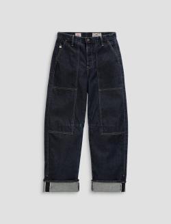 Mercer Selvage Jean Nightfall High-Rise Barrel WOMENS BOTTOMS Photo 1