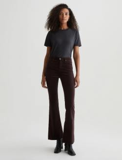 Farrah Boot Amaretto Noir Velvet Mid-Rise Boot WOMENS BOTTOMS Photo 1