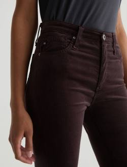 Farrah Boot Amaretto Noir Velvet Mid-Rise Boot WOMENS BOTTOMS Photo 3