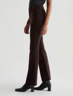 Farrah Boot Amaretto Noir Velvet Mid-Rise Boot WOMENS BOTTOMS Photo 4