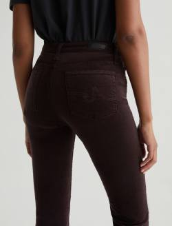 Farrah Boot Amaretto Noir Velvet Mid-Rise Boot WOMENS BOTTOMS Photo 6
