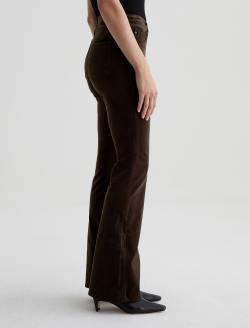 Farrah Boot Rich Umber Velvet Mid-Rise Boot WOMENS BOTTOMS Photo 5