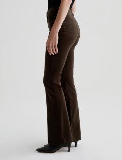 Farrah Boot Rich Umber Velvet Mid-Rise Boot WOMENS BOTTOMS Photo 6