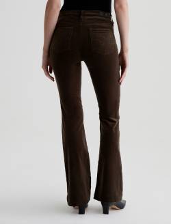 Farrah Boot Rich Umber Velvet Mid-Rise Boot WOMENS BOTTOMS Photo 8
