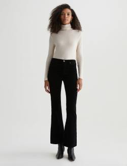 FERRAGAMO フェラガモ デニム パンツ High-rise flared 881856 High-rise flared jeans in black - Ferragamo | Mytheresa