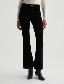 Farrah Boot Super Black Velvet Mid-Rise Boot WOMENS BOTTOMS Photo 3