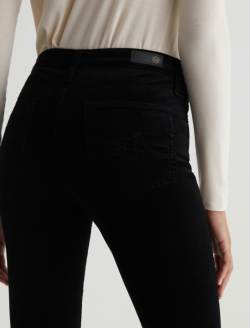 Farrah Boot Super Black Velvet Mid-Rise Boot WOMENS BOTTOMS Photo 7