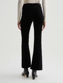 Farrah Boot Super Black Velvet Mid-Rise Boot WOMENS BOTTOMS Photo 8