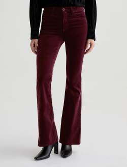 Farrah Boot Velvet Winery Mid-Rise Boot WOMENS BOTTOMS Photo 3