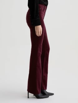 Farrah Boot Velvet Winery Mid-Rise Boot WOMENS BOTTOMS Photo 5