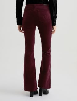 Farrah Boot Velvet Winery Mid-Rise Boot WOMENS BOTTOMS Photo 8