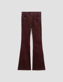Farrah Boot Velvet Winery Mid-Rise Boot WOMENS BOTTOMS Photo 1