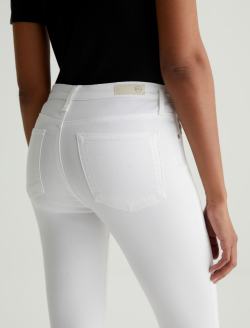 Jodi Crop White High Rise Flare Crop WOMENS BOTTOMS Photo 6