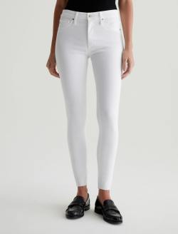 Farrah Skinny Ankle White Mid-Rise Skinny Ankle WOMENS BOTTOMS Photo 2