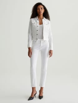 Robyn Jacket True White Slim Jacket WOMENS TOPS Photo 4
