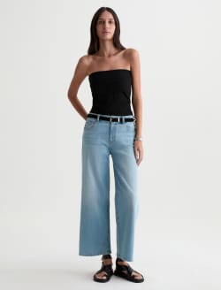 Saige Wide Leg Crop Jean Brix Mid-Rise Fit WOMENS BOTTOMS Photo 2