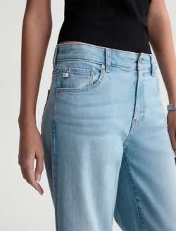 Saige Wide Leg Crop Jean Brix Mid-Rise Fit WOMENS BOTTOMS Photo 4