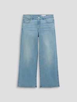 Saige Wide Leg Crop Jean Brix Mid-Rise Fit WOMENS BOTTOMS Photo 1