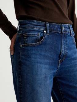 Saige Wide Leg Crop Jean Hard Bop Mid-Rise Fit WOMENS BOTTOMS Photo 4