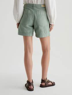 Rosa Short Sulfur Matcha Latte Mid-Rise Utility Short WOMENS BOTTOMS Photo 8