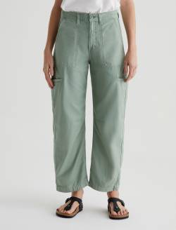 Hazal Sulfur Matcha Latte High-Rise Utility Barrel WOMENS BOTTOMS Photo 3