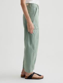 Hazal Sulfur Matcha Latte High-Rise Utility Barrel WOMENS BOTTOMS Photo 5