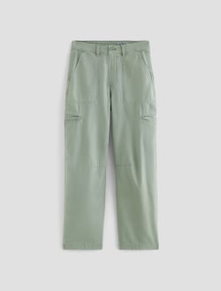 Hazal Sulfur Matcha Latte High-Rise Utility Barrel WOMENS BOTTOMS Photo 1