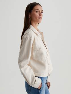 Valleta Jacket Opal Stone Utility Shirt Jacket WOMENS TOPS Photo 4