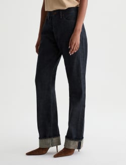 Sydney Selvage Jean Vineyard Rinse High-Rise Stovepipe WOMENS BOTTOMS Photo 7