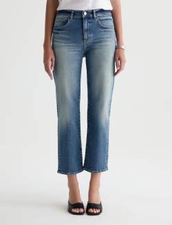 Brinley Crop Jean 15 Years Bouquet Mid-Rise Straight WOMENS BOTTOMS Photo 3
