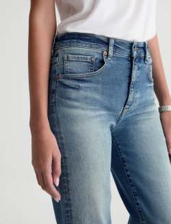 Brinley Crop Jean 15 Years Bouquet Mid-Rise Straight WOMENS BOTTOMS Photo 4