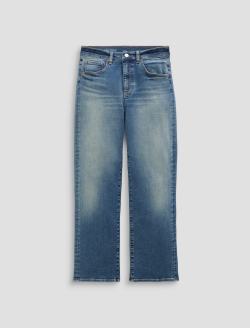 Brinley Crop Jean 15 Years Bouquet Mid-Rise Straight WOMENS BOTTOMS Photo 1
