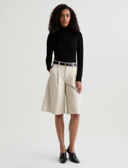 Riya Culotte Blush Canvas High-Rise Culotte WOMENS BOTTOMS Photo 2