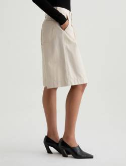 Riya Culotte Blush Canvas High-Rise Culotte WOMENS BOTTOMS Photo 5