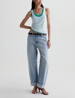 Ellena Top Poolside Green Double Layer Tank WOMENS TOPS Photo 5