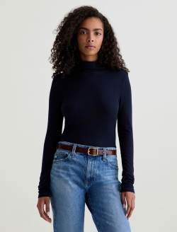 Chels Turtleneck Deep Trenches Slim Turtleneck WOMENS TOPS Photo 2