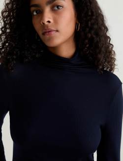 Chels Turtleneck Deep Trenches Slim Turtleneck WOMENS TOPS Photo 6