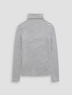 Chels Turtleneck Heather Grey Slim Turtleneck WOMENS TOPS Photo 1