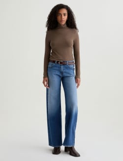 Chels Turtleneck Taupe Grey Slim Turtleneck WOMENS TOPS Photo 5