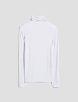 Chels Turtleneck True White Slim Turtleneck WOMENS TOPS Photo 1