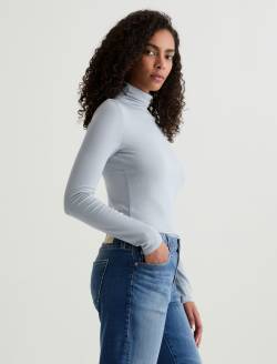Chels Turtleneck White Sands Slim Turtleneck WOMENS TOPS Photo 4