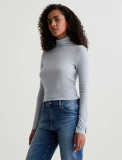Chels Turtleneck White Sands Slim Turtleneck WOMENS TOPS Photo 7