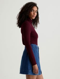 Chels Turtleneck Winery Slim Turtleneck WOMENS TOPS Photo 4