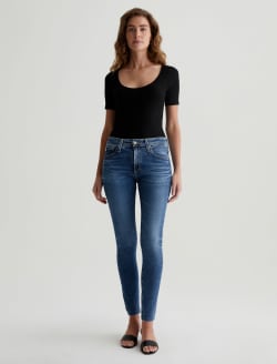 Jaxon Scoop True Black Scoop Neck Shirt WOMENS TOPS Photo 4