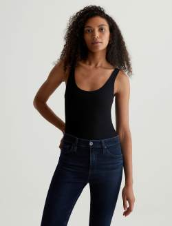 Jaxon Tank True Black Classic Tank WOMENS TOPS Photo 1