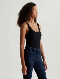 Jaxon Tank True Black Classic Tank WOMENS TOPS Photo 2