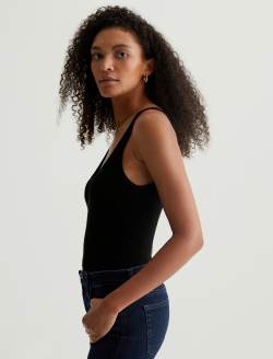 Jaxon Tank True Black Classic Tank WOMENS TOPS Photo 6