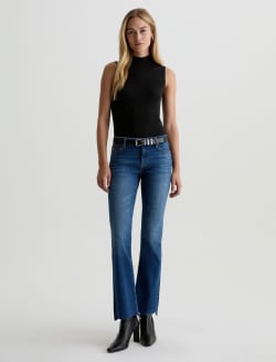Edie Sleeveless Turtleneck True Black Slim Turtleneck WOMENS TOPS Photo 5